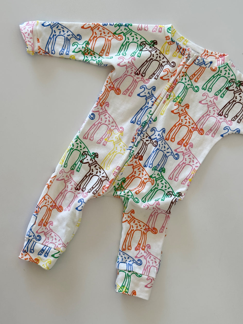 Cotton zip onesie - Dougie