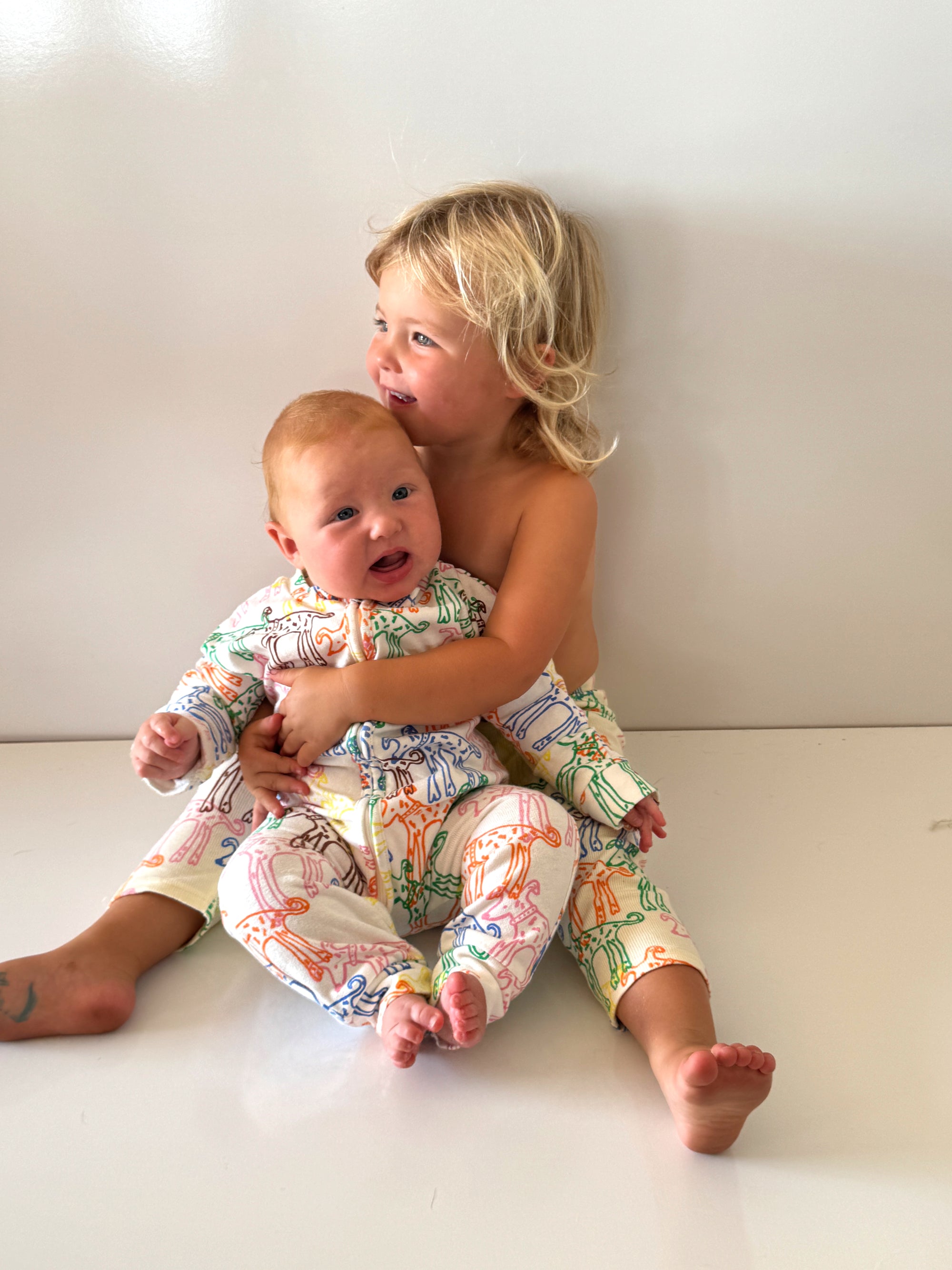 Cotton zip onesie - Dougie