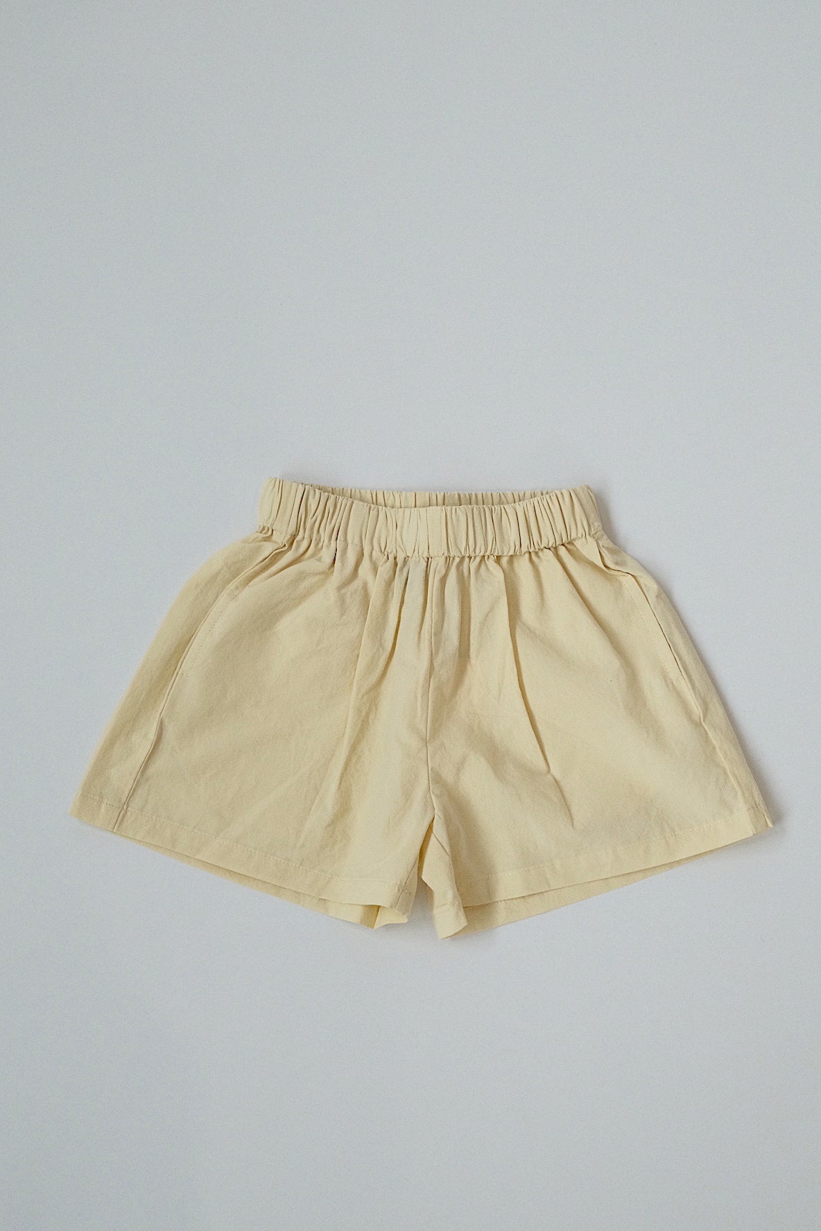 Cotton summer short - lemon