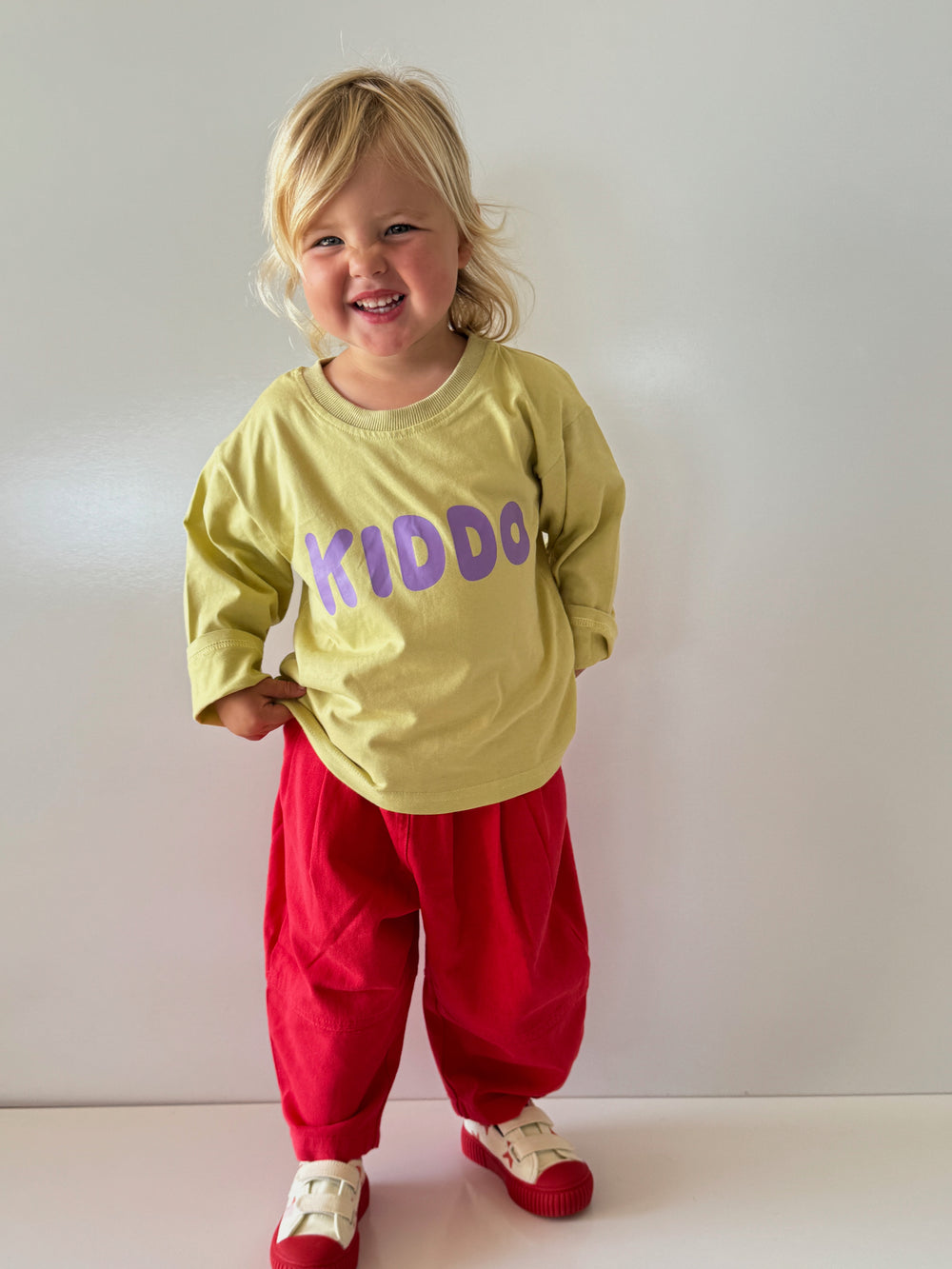 KIDDO long sleeve tee - apple