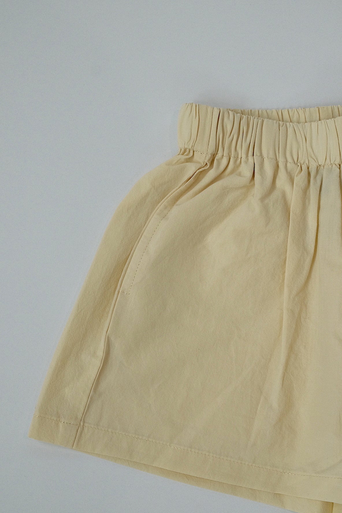 Cotton summer short - lemon