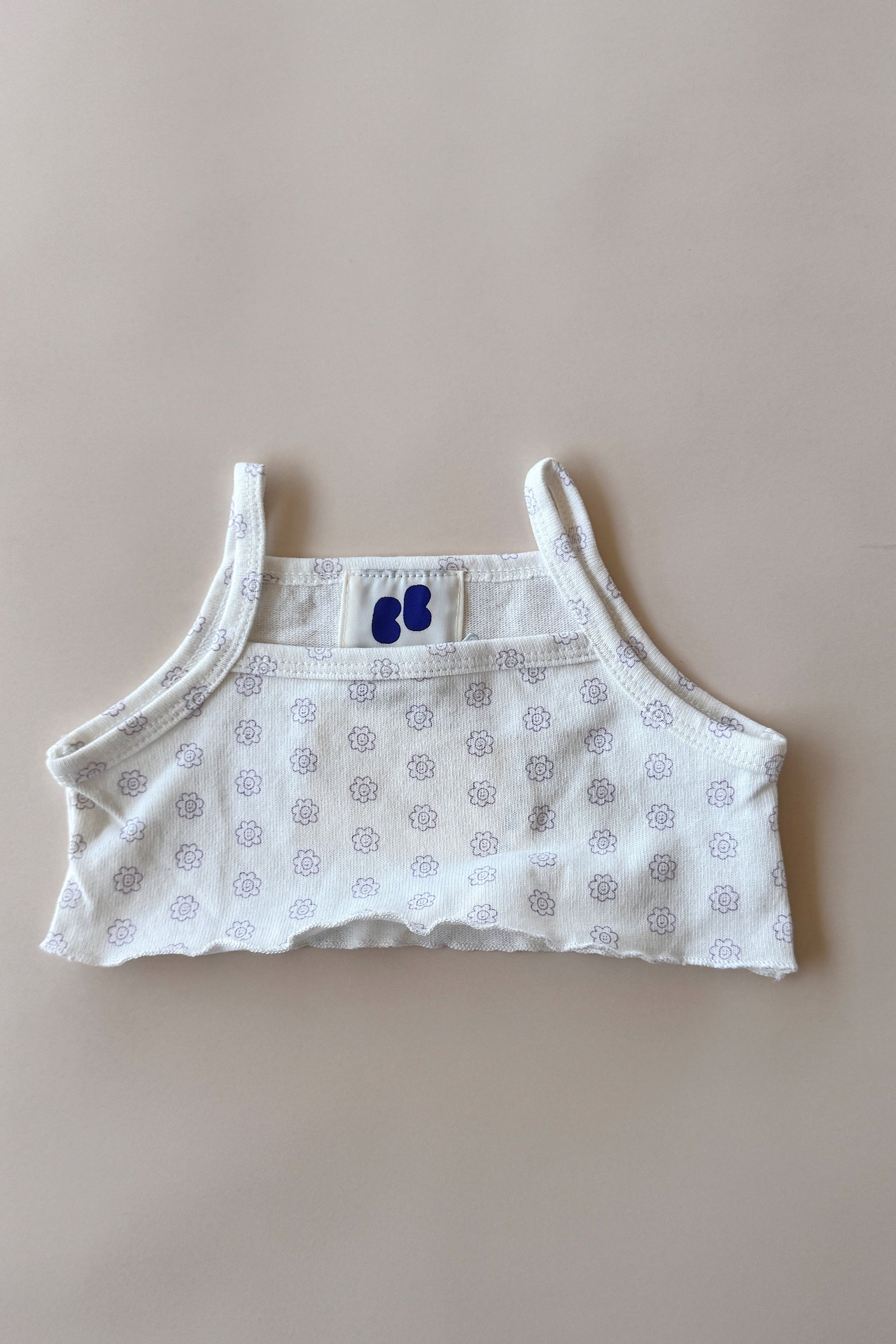 Smiley cotton crop - lavender