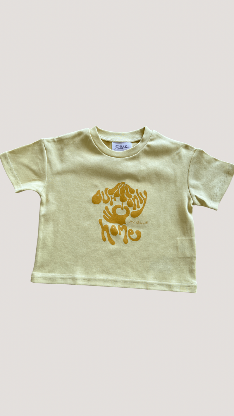 Our Only Home Tee - mango